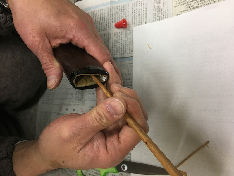 鞘と経木とお箸